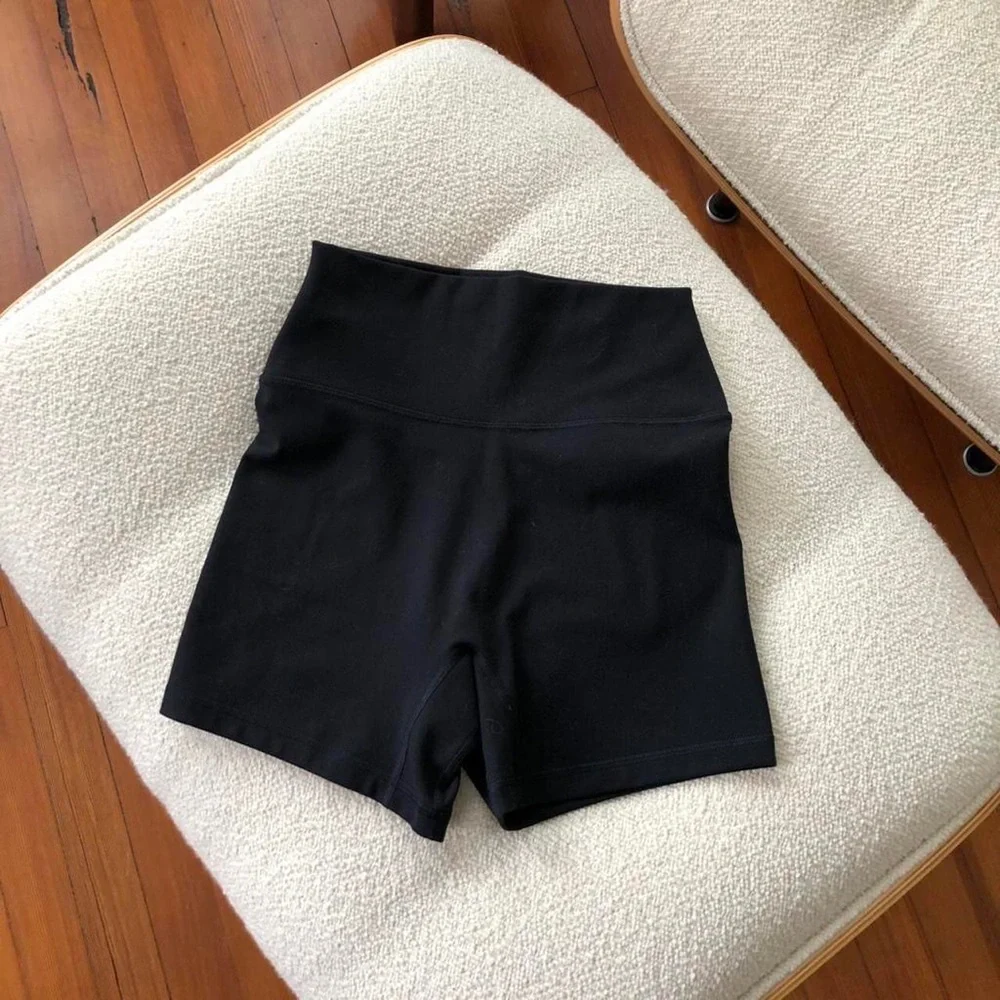 lskd - fusion ultra high-rise 4” short in black